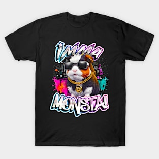 Imma Monsta! HAMSTER | Blacktee | by Asarteon T-Shirt